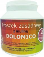 Proszek zasadowy z inuliną 200g Dolomico magnez wapń potas