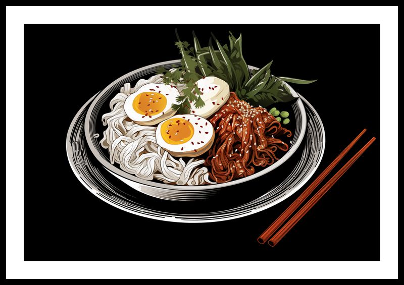 Plakat 60x40cm Ramen w Sztuce zdjęcie 3