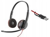Słuchawki nauszne Poly Blackwire 3220 USB-A/C 8X228A6
