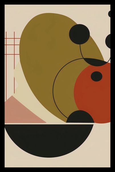 Plakat 53x81cm Geometryczny Balans zdjęcie 2