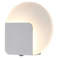 LAMPA ścienna LORELEI MB1280C Italux okrągła OPRAWA metalowa LED 3,6W 3000K biała