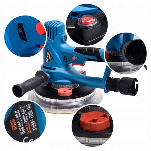 SZLIFIERKA DO GIPSU GŁADZI TYNKÓW MAŁA ŻYRAFA LED na Arena.pl