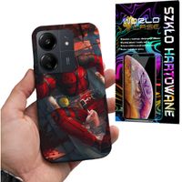 ETUI DO XIAOMI REDMI 13C - DEADPOOL MARVEL FILMY SERIALE + SZKŁO