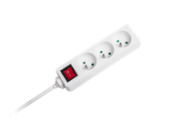 URZ3195-1,5 Przedluzacz bialy KEMOT 3 gniazda 1,5