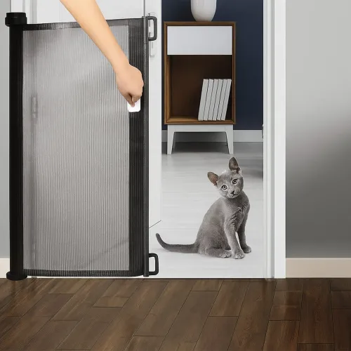 Barierka zabepieczajaca na schody bramka ochronna do drzwi roleta 160 cm na Arena.pl