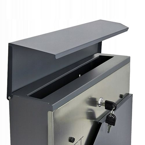 SKRZYNKA NA LISTY POCZTOWA Z ADRESEM NAPISEM NUMEREM DOMU ANTRACYT na Arena.pl