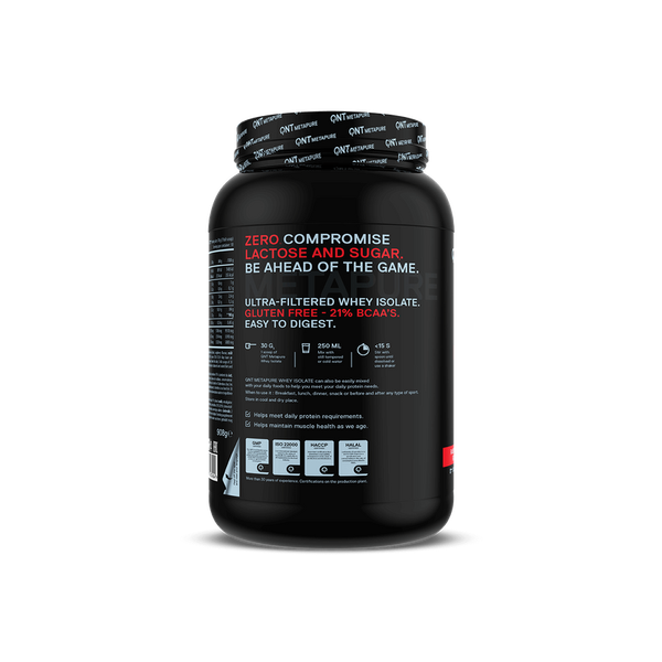 QNT - Metapure Zero Carb - 908g malina zdjęcie 2