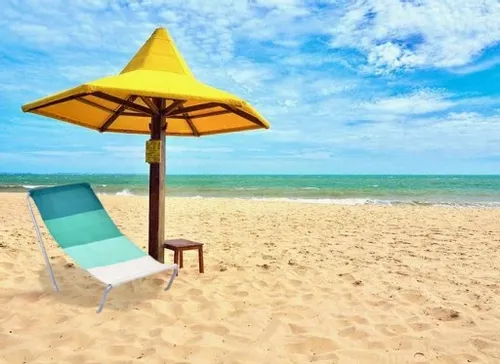 HIT! SKŁADANY LEŻAK IDEALNY NA PLAŻĘ + POKROWIEC na Arena.pl