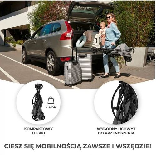 Wózek Spacerowy Tik Stone Grey na Arena.pl
