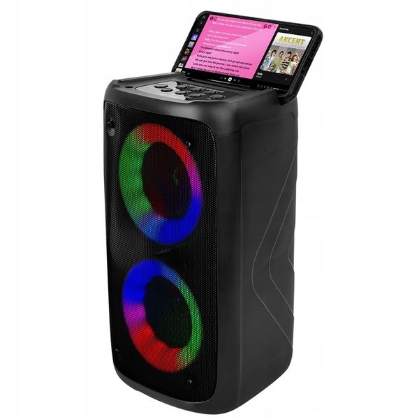 Głośnik Bluetooth Boombox Mobilny USB RADIO LED Bezprzewodowy Przenośny MP3 zdjęcie 14