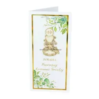 KARNET PAMIĄTKA I KOMUNIA DL LUX DG 014 KARTKI Z KOTKIEM