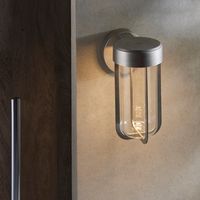 Kinkiet zewnętrzny L&-192782 Light& LED 8W 2700K szklany IP44 srebrny