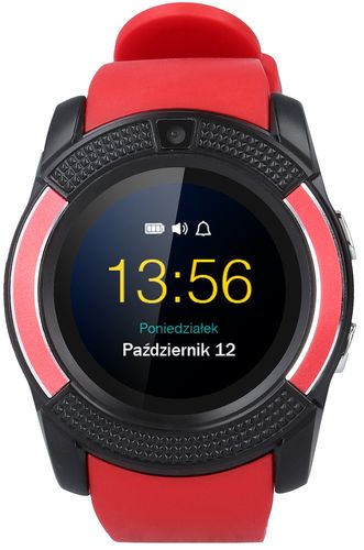 Smartwatch Hykker Chrono 3 czerwony na Arena.pl