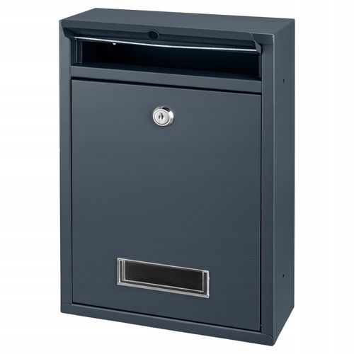 SKRZYNKA POCZTOWA NA LISTY POCZTĘ GAZETY ULOTKI WIZJER KOMPAKTOWA ANTRACYT na Arena.pl