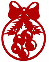 Ś11 Zawieszka świąteczna AŻUR ozdoba ŚWIĘTA Boże