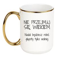 Duży Biało-Złoty 450 ml