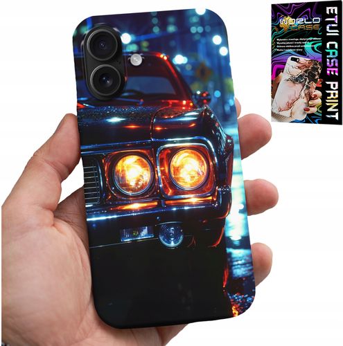 ETUI DO IPHONE 16 PLUS - KLASYCZNE AUTA KLASYKI MOTORYZACJI WZORY na Arena.pl