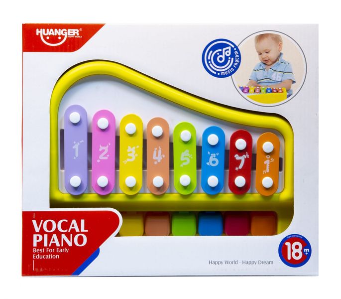 Edukacyjne organki, cymbałki żółte zdjęcie 2