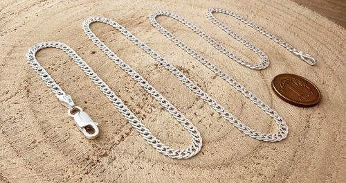 ŁAŃCUSZEK SREBRNY MĘSKI ROMBO 030/50cm SREBRO 925 DLA NIEGO NA PREZENT na Arena.pl