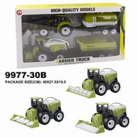 Zestaw Traktor Rolniczy  Zabawka Dla Dzieci Rolnik 9977-30B