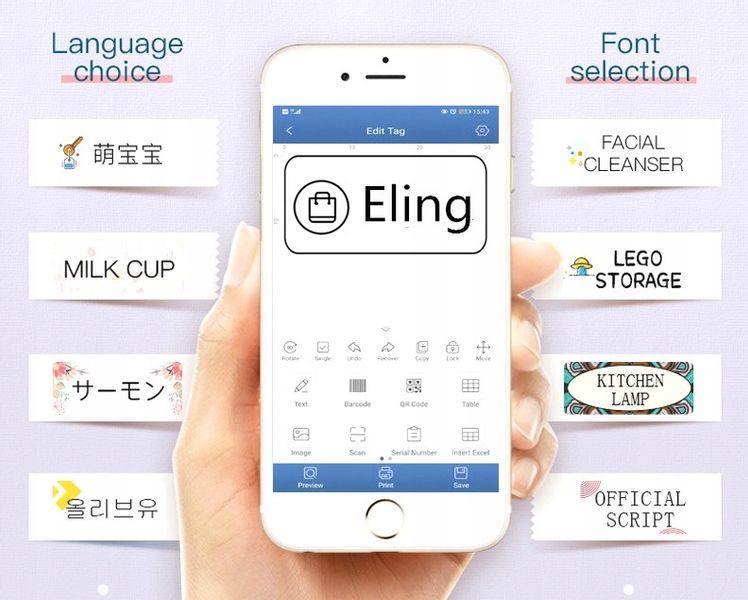 NIIMBOT Naklejki Termiczne DO KABLI12.5x109 65szt 12.5x109_65szt_BIAŁY zdjęcie 11