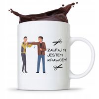 Kubek Prezent Krawcowej Krawca Zaufaj Mi Jestem Z Nadrukiem Ze Zdjęciem