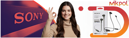Słuchawki bezprzewodowe dokanałowe Sony WI-XB400 Mega BASS na Arena.pl