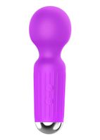 stymulator-rechargeable mini masager usb 20 functions - purple