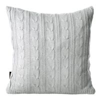 Poszewka dekoracyjna ekrylowa AKRYL 45X45 srebrna