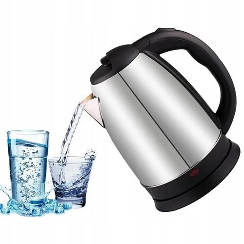 CZAJNIK ELEKTRYCZNY BEZPRZEWODOWY 2 STAL INOX 1800w duży srebrny na Arena.pl