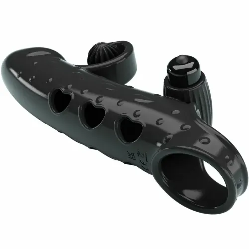 romance mc64 czarny rękaw anatomiczny z funkcją wibracji tpe na Arena.pl