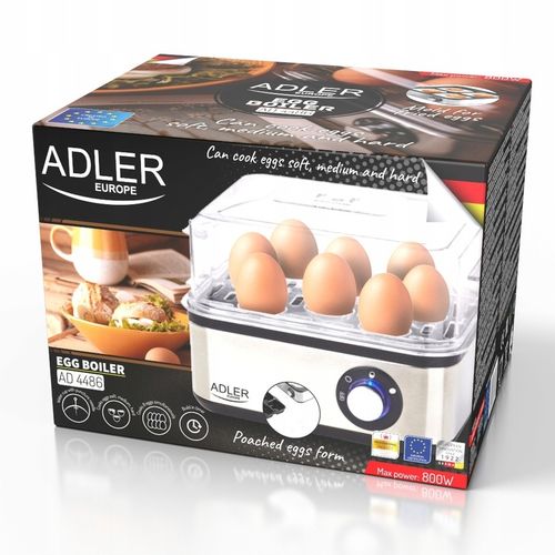 Jajowar Adler AD4486 NA 8 JAJEK AUTOMAT DO GOTOWANIA JAJ 4486 na Arena.pl