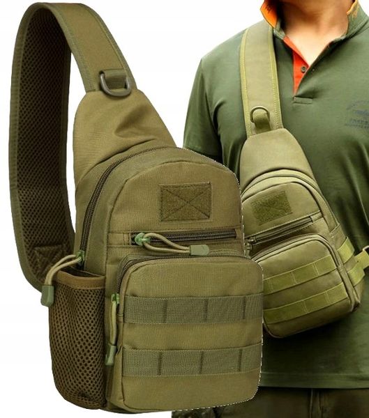 Taktyczny Plecak SURVIVAL Wojskowy Torba na Ramię T127_Zielony zdjęcie 7