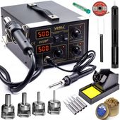 852D+ STACJA LUTOWNICZA 700W HOT-AIR ZESTAW LUTOWNICZY LUTOWNICA