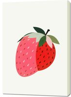 Obraz 70x100cm Nowoczesny Owoce I TruskawkaI Pop Art Vintage