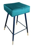 Hoker krzesło barowe Max podstawa czarna/złota MG20