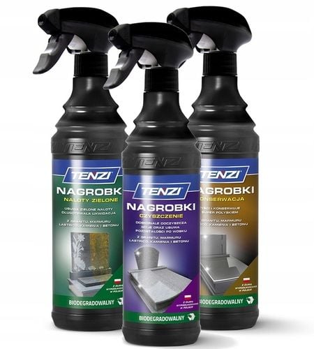 zestaw tenzi do czyszczenia i konserwacji nagrobków 3x600ml na Arena.pl