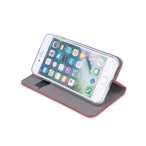 Etui Smart Magnet do Xiaomi Redmi Note 14 Pro 4G (Global) czerwone zdjęcie 3