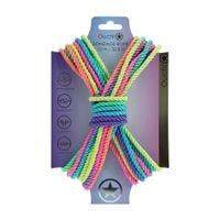 polyester bondage rope - 32.8 ft / 10 m - multicolor bright