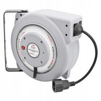 PRZEDŁUŻACZ BĘBNOWY automatyczne zwijanie zwijadło zwijacz 15 m + 1 m 230V
