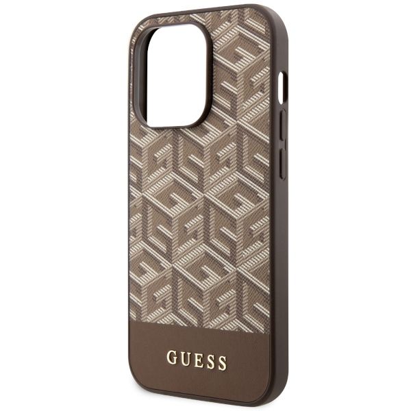 Etui Guess do iPhone 14 Pro Max, Brązowy, MagSafe zdjęcie 6