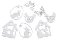 ażurowe wykrawanki wielkanocne 4cm - 6cm 8szt. | g2467