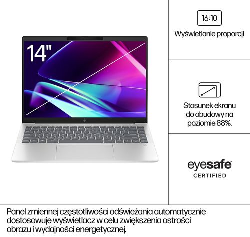 HP Pavilion Plus 14 WQXGA IPS Intel Core Ultra 5 125H 14-rdzeni 16GB LPDDR5x 512GB SSD NVMe Windows 11 na Arena.pl