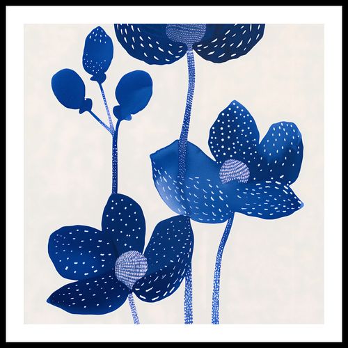 Plakat 50x50cm Nocne Kwiaty na Arena.pl