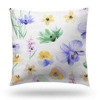 Poszewka Z Kory 40X40 Kolorowe Kwiaty 20921