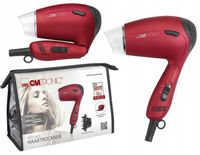 MAŁA SUSZARKA DO WŁOSÓW SKŁADANA TURYSTYCZNA PODRÓŻNA 1300W JONIZACJA