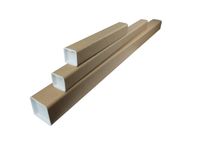 tuba tekturowa + wieczka 70x70x2,5x1100mm kwadratowa