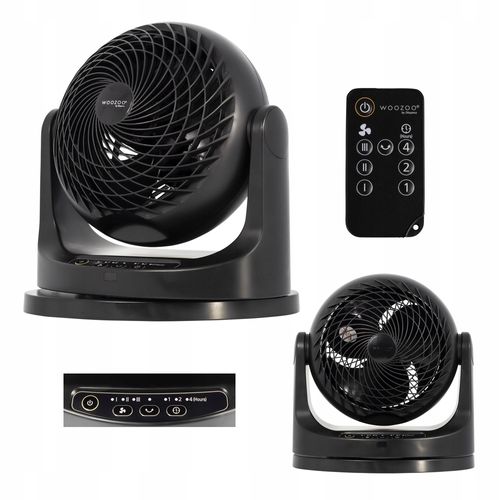 Wentylator stołowy REGULACJA na biurko 3 prędkości OSCYLACJA timer PILOT na Arena.pl