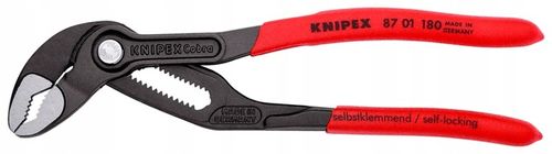 Szczypce nastawne do rur Cobra 180 mm żabka klucz Knipex 87 01 180 na Arena.pl