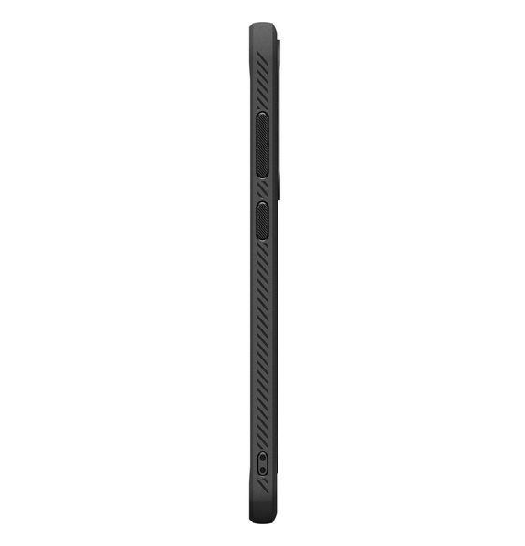 spigen rugged armor galaxy s25 fe matte black zdjęcie 5